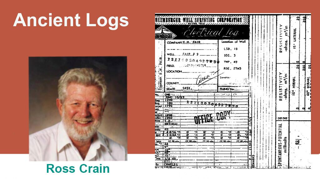 Ancient Logs Ross Crain Petrophysics Crain's Petrophysical Handbook Ancient Logs Ross Crain Petrophysics