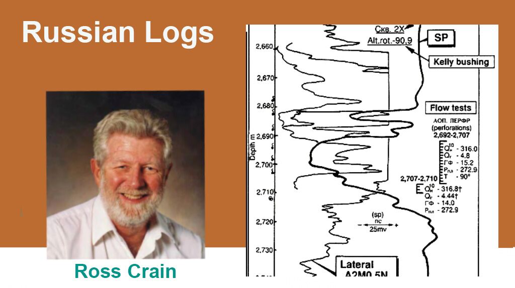 Russian Logs Ross Crain Crain's Petrophysical Handbook Russian Logs Ross Crain Crain's Petrophysical Handbook