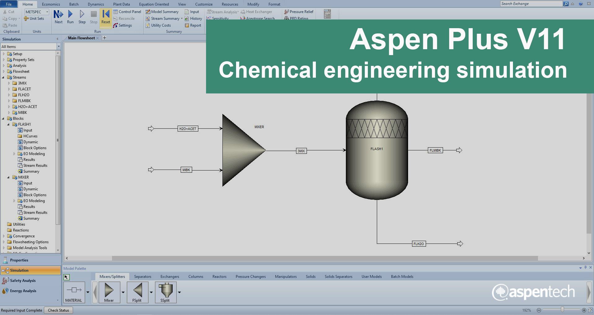 Aspen plus training course Aspen plus training course